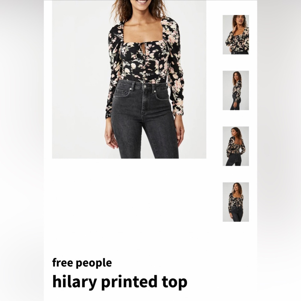 Free people corseted top- size L
